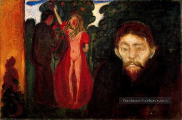 jalousie 1895 Edvard Munch Peinture à l'huile